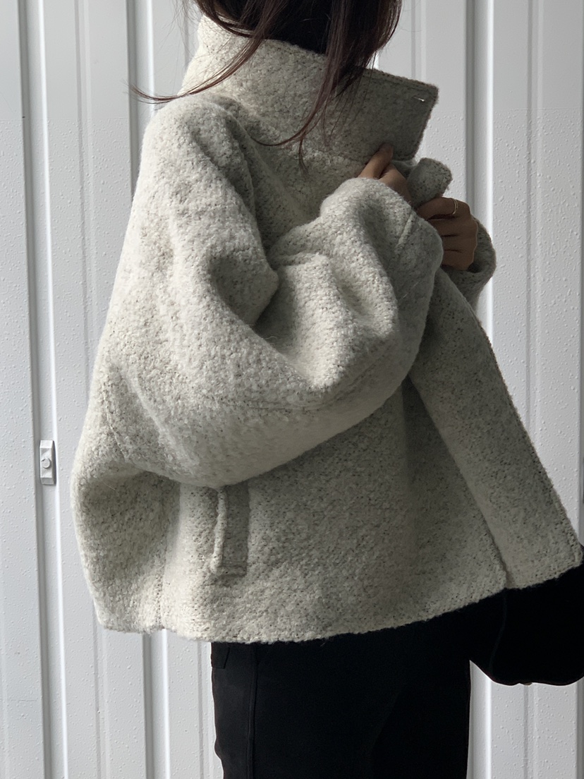 LOGARDEN東大門㊣代購女裝新款人氣時尚真品推薦短款大衣羊駝LO GARDEN短款大衣