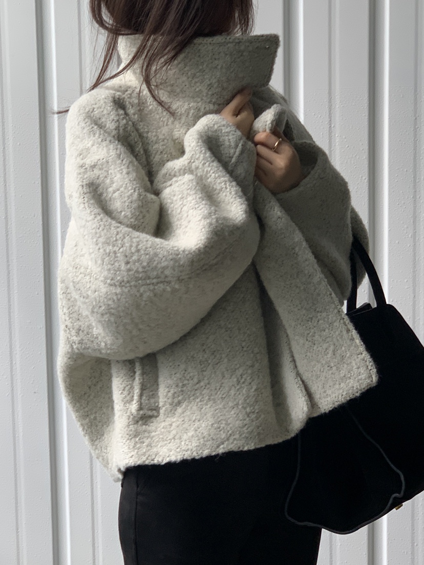 LOGARDEN東大門㊣代購女裝新款人氣時尚真品推薦短款大衣羊駝LO GARDEN短款大衣