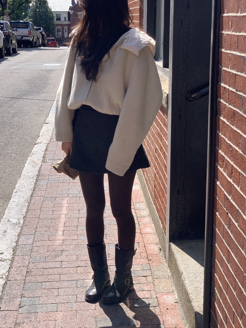 LOGARDEN東大門㊣實拍女裝新款職業休閑25秋冬真品短款棉服LO GARDEN短款棉服