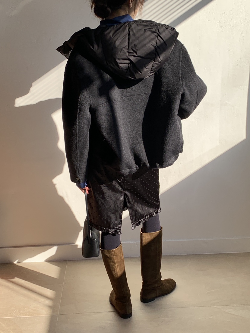 LOGARDEN東大門㊣實拍女裝新款職業休閑25秋冬真品短款棉服LO GARDEN短款棉服