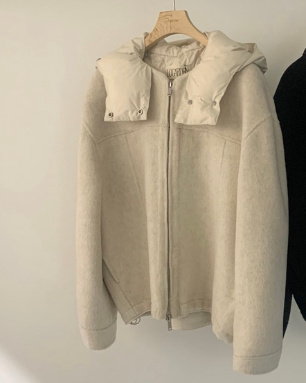 LOGARDEN東大門㊣實拍女裝新款職業休閑25秋冬真品短款棉服LO GARDEN短款棉服圖色1