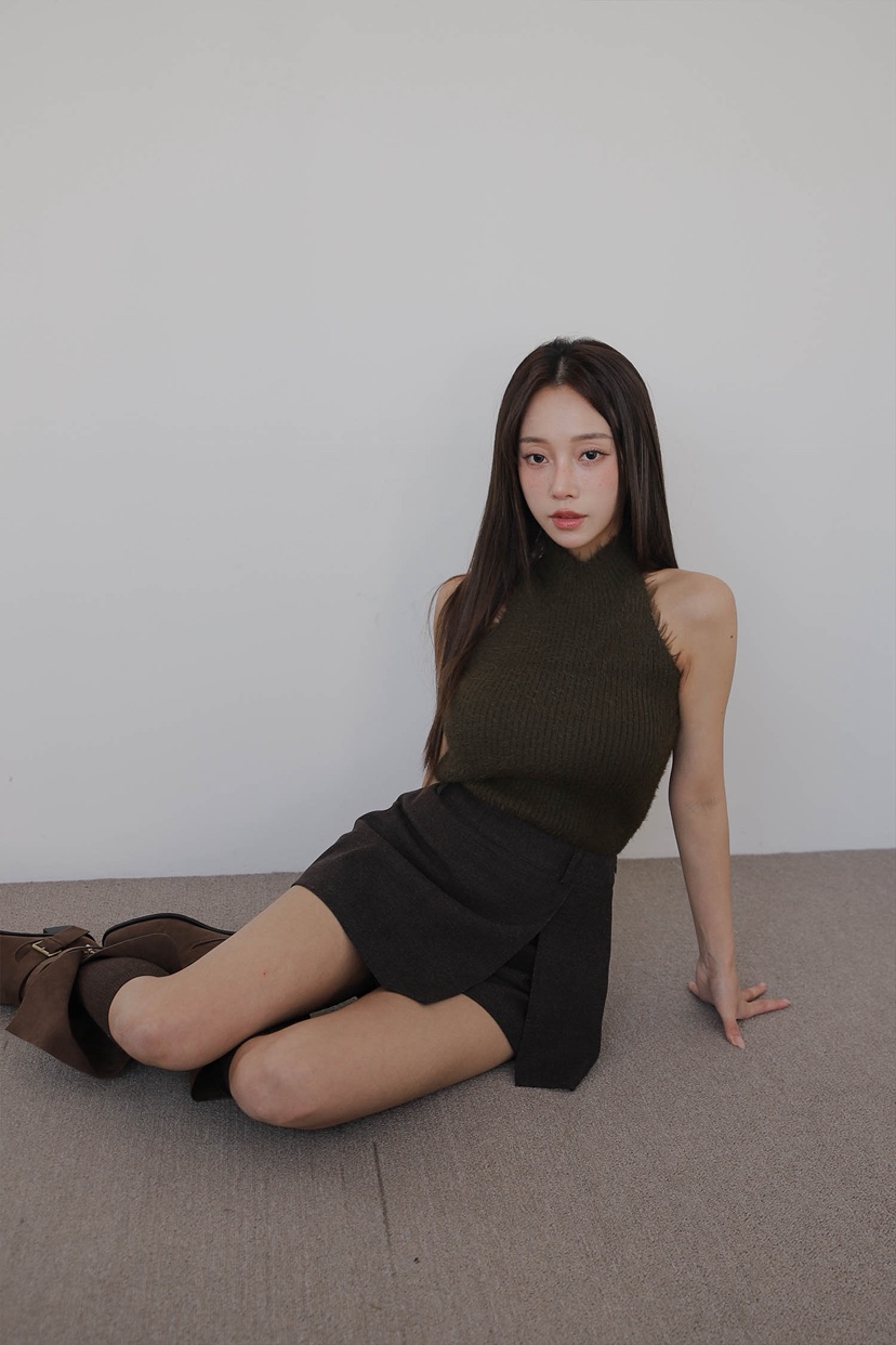 SLIT東大門㊣實拍女裝新款25秋冬時尚職業真品熱賣人氣裙褲SLIT裙褲