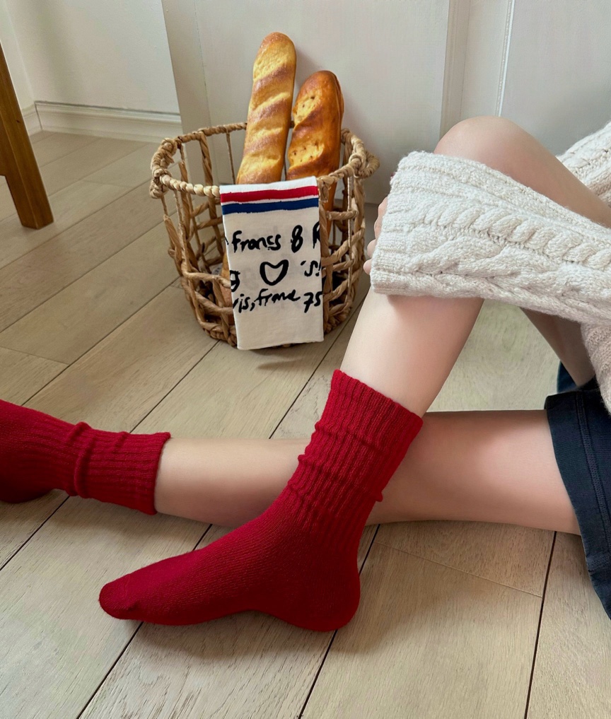 CACTUS-Q韓國代購㊣女士新品真品職業休閑25秋冬推薦襪子羊毛CACTUS十雙起/可混搭襪子