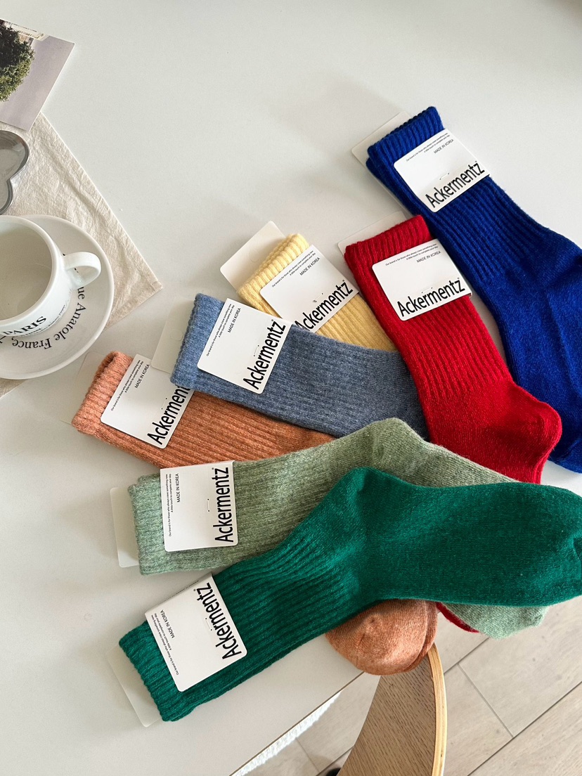 CACTUS-Q韓國代購㊣女士新品真品職業休閑25秋冬推薦襪子羊毛CACTUS十雙起/可混搭襪子