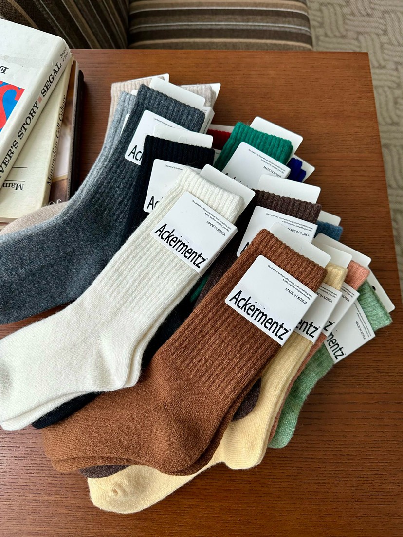 CACTUS-Q韓國代購㊣女士新品真品職業休閑25秋冬推薦襪子羊毛CACTUS十雙起/可混搭襪子