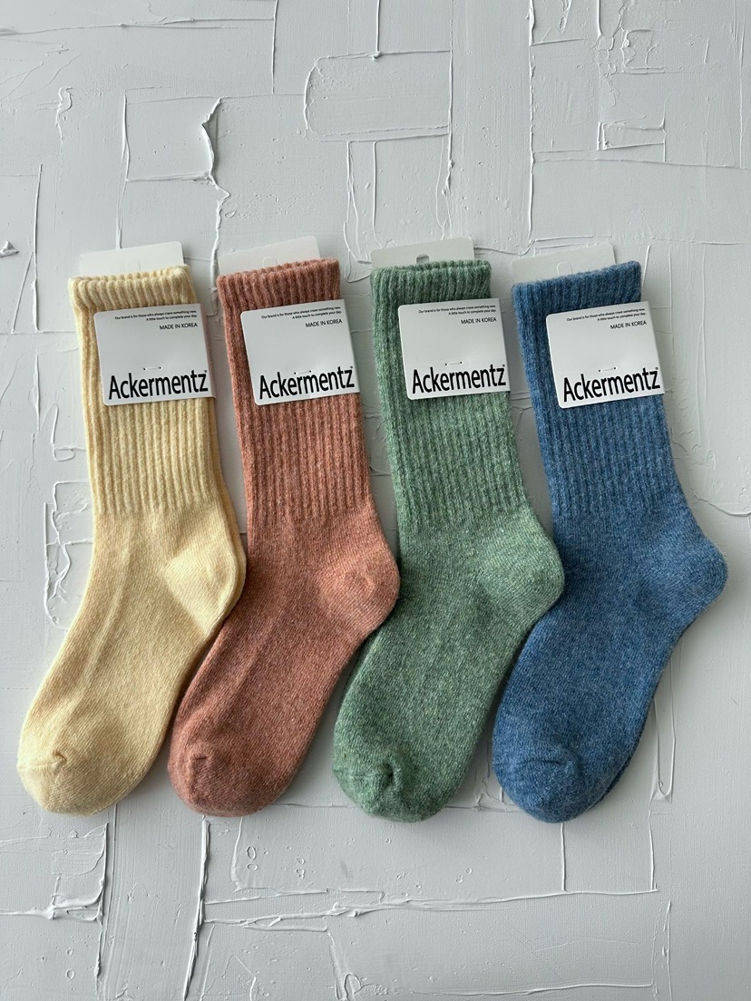 CACTUS-Q韓國代購㊣女士新品真品職業休閑25秋冬推薦襪子羊毛CACTUS十雙起/可混搭襪子