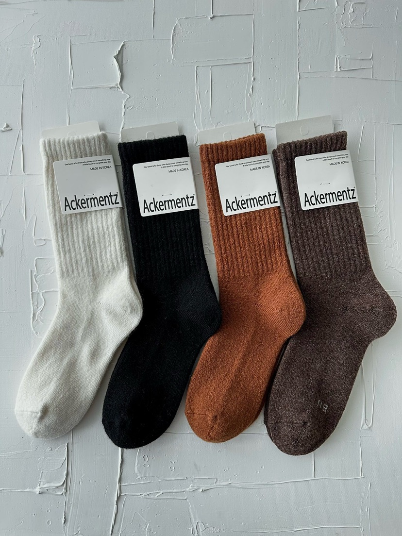 CACTUS-Q韓國代購㊣女士新品真品職業休閑25秋冬推薦襪子羊毛CACTUS十雙起/可混搭襪子