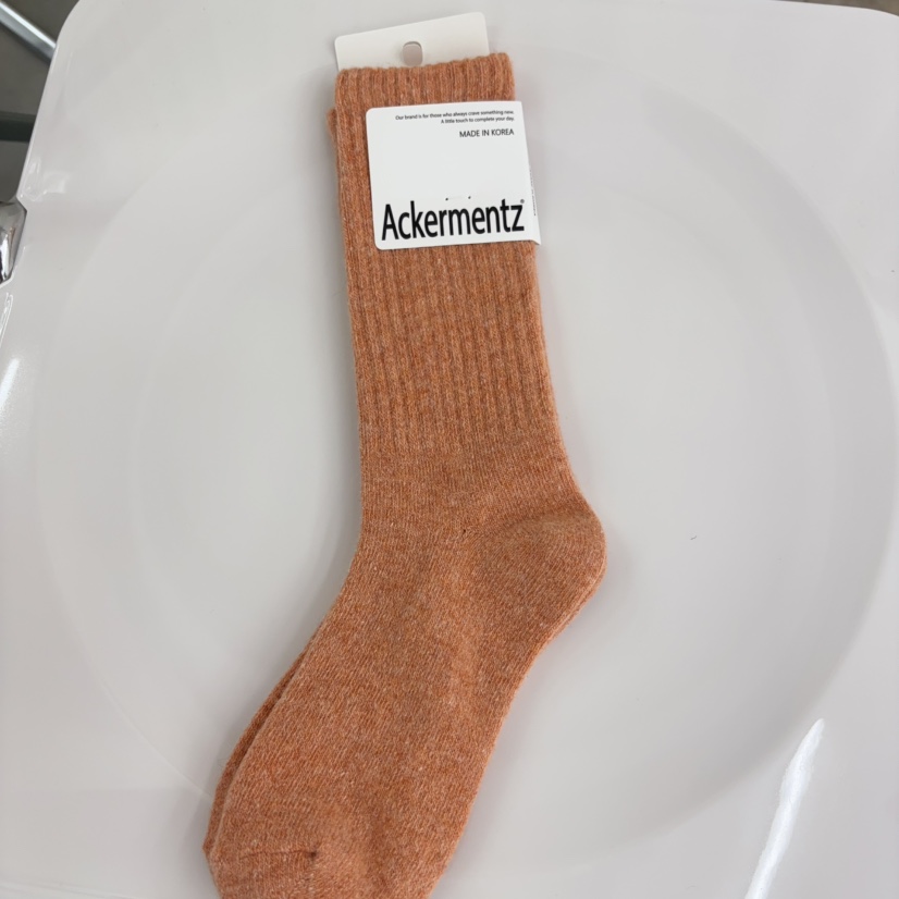 CACTUS-Q韓國代購㊣女士新品真品職業休閑25秋冬推薦襪子羊毛CACTUS十雙起/可混搭襪子圖色5