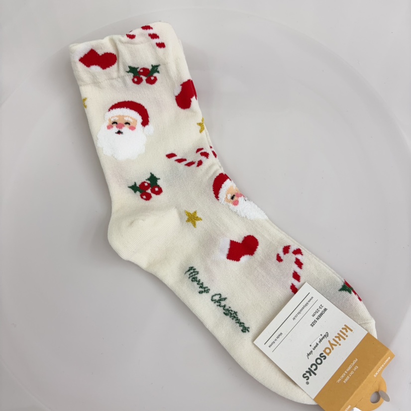 CACTUS-Q東大門㊣實拍女裝新款熱賣人氣職業25秋冬休閑襪子CACTUS十雙起/可混搭襪子圖色1