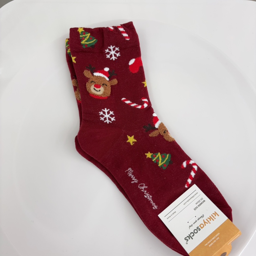 CACTUS-Q東大門㊣實拍女裝新款熱賣人氣職業25秋冬休閑襪子CACTUS十雙起/可混搭襪子圖色2