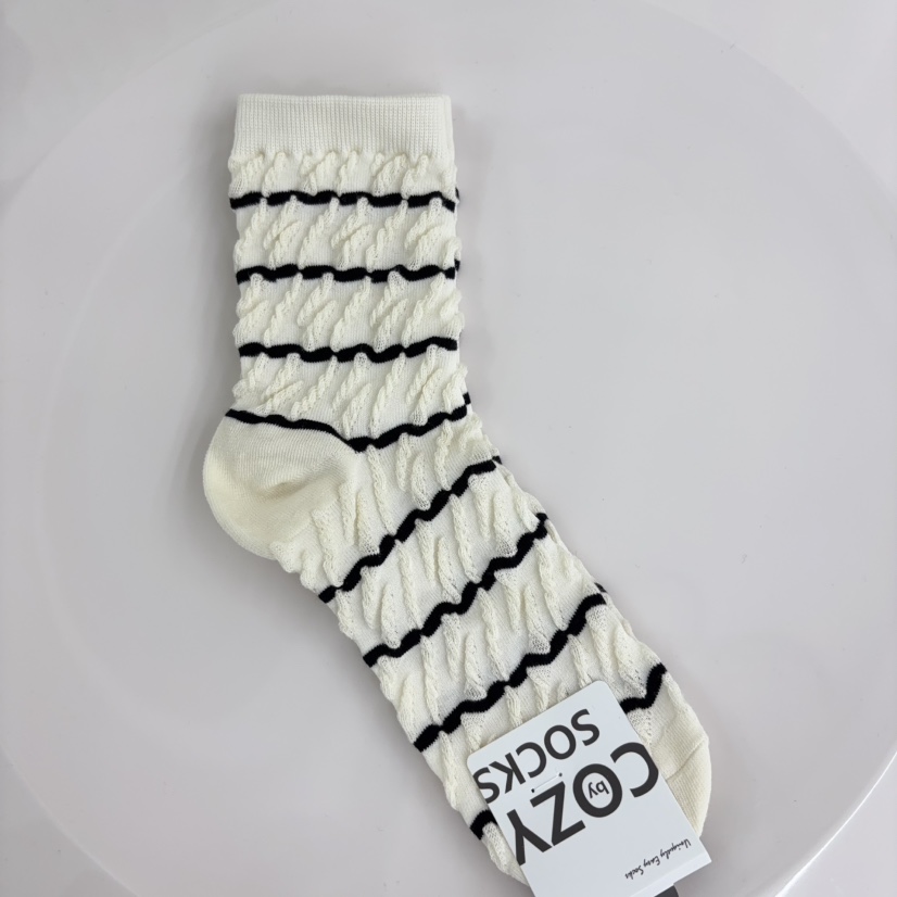 CACTUS-Q韓國代購㊣女裝新品休閑25秋冬真品職業人氣推薦襪子CACTUS十雙起/可混搭襪子圖色1