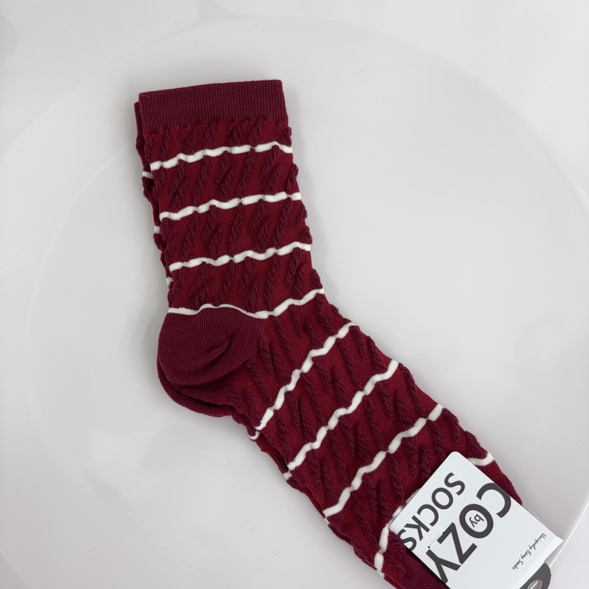 CACTUS-Q韓國代購㊣女裝新品休閑25秋冬真品職業人氣推薦襪子CACTUS十雙起/可混搭襪子圖色2