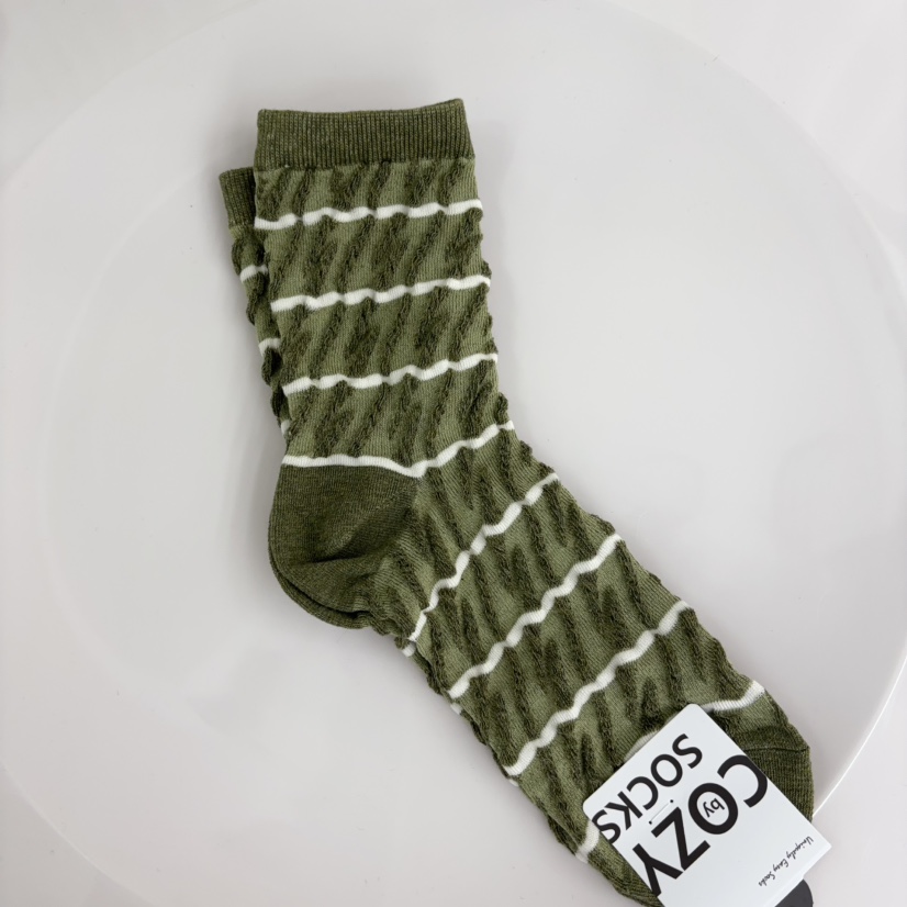 CACTUS-Q韓國代購㊣女裝新品休閑25秋冬真品職業人氣推薦襪子CACTUS十雙起/可混搭襪子圖色3