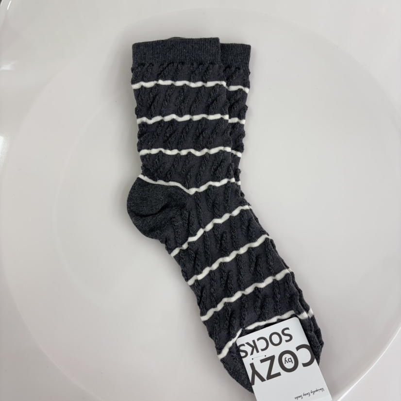 CACTUS-Q韓國代購㊣女裝新品休閑25秋冬真品職業人氣推薦襪子CACTUS十雙起/可混搭襪子圖色5