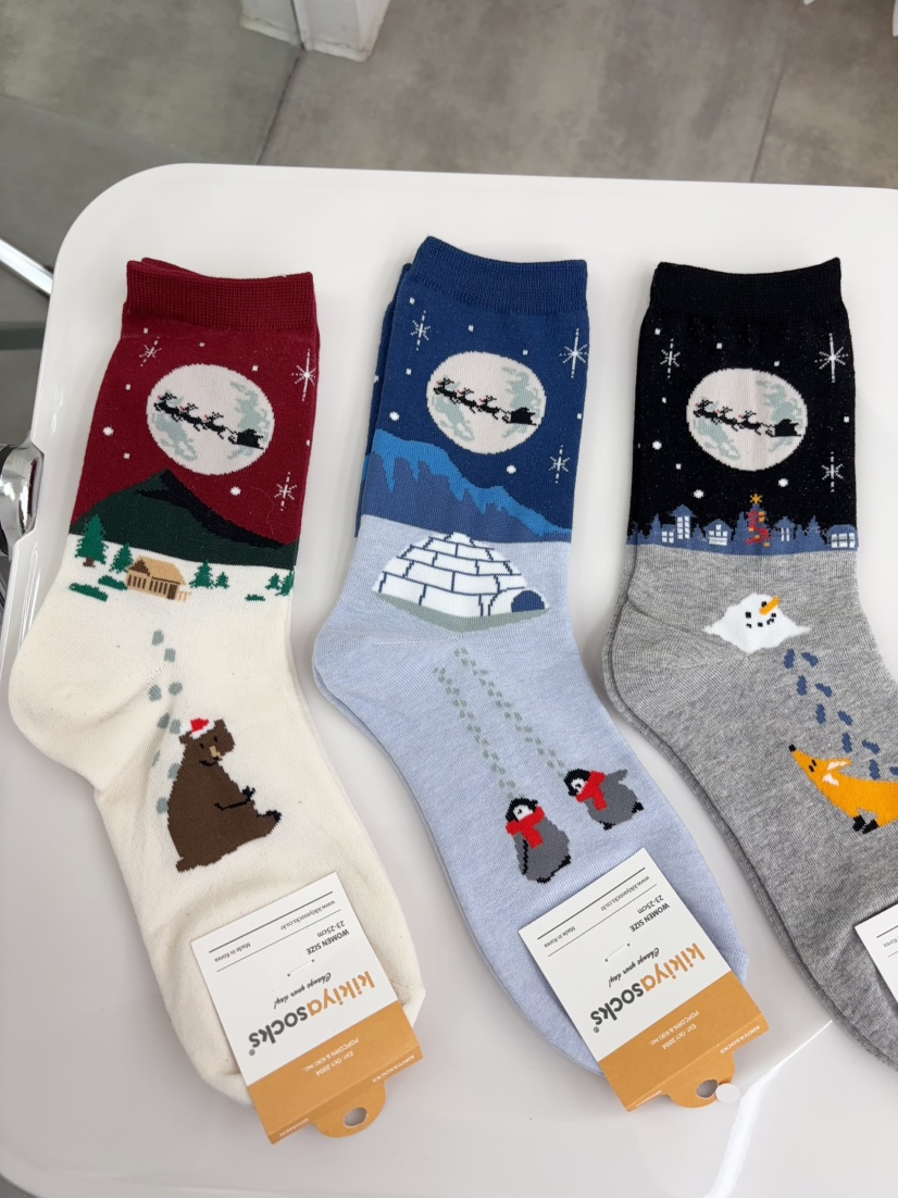 CACTUS-Q東大門㊣實拍女士新品25秋冬熱賣時尚職業休閑襪子CACTUS十雙起/可混搭襪子