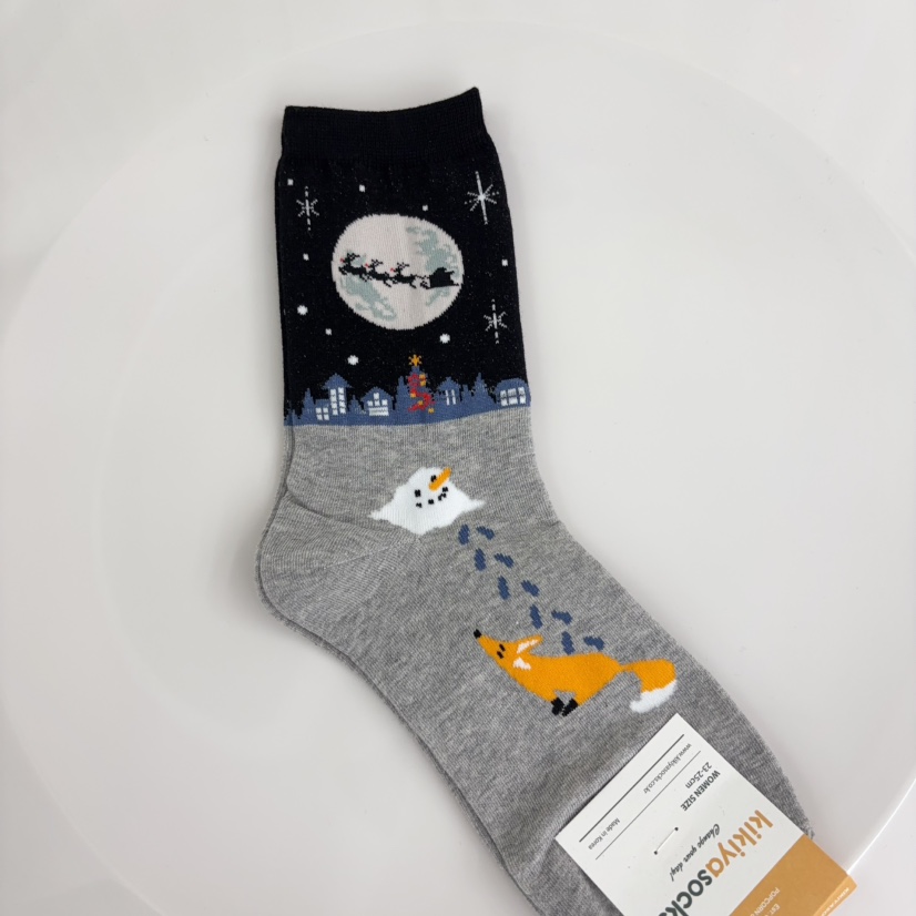 CACTUS-Q東大門㊣實拍女士新品25秋冬熱賣時尚職業休閑襪子CACTUS十雙起/可混搭襪子圖色3