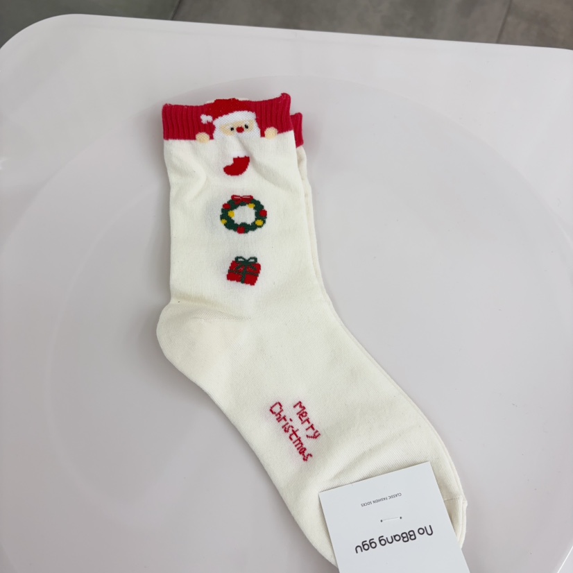 CACTUS-Q韓國代購㊣女裝新品真品25秋冬推薦熱賣時尚人氣襪子CACTUS十雙起/可混搭襪子圖色1