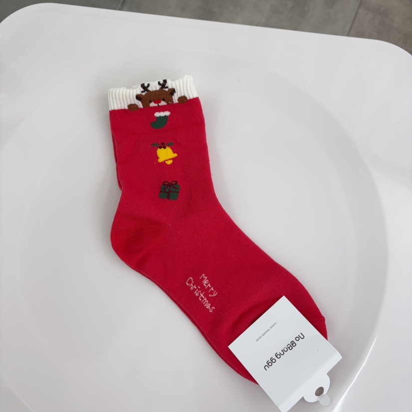 CACTUS-Q韓國代購㊣女裝新品真品25秋冬推薦熱賣時尚人氣襪子CACTUS十雙起/可混搭襪子圖色3