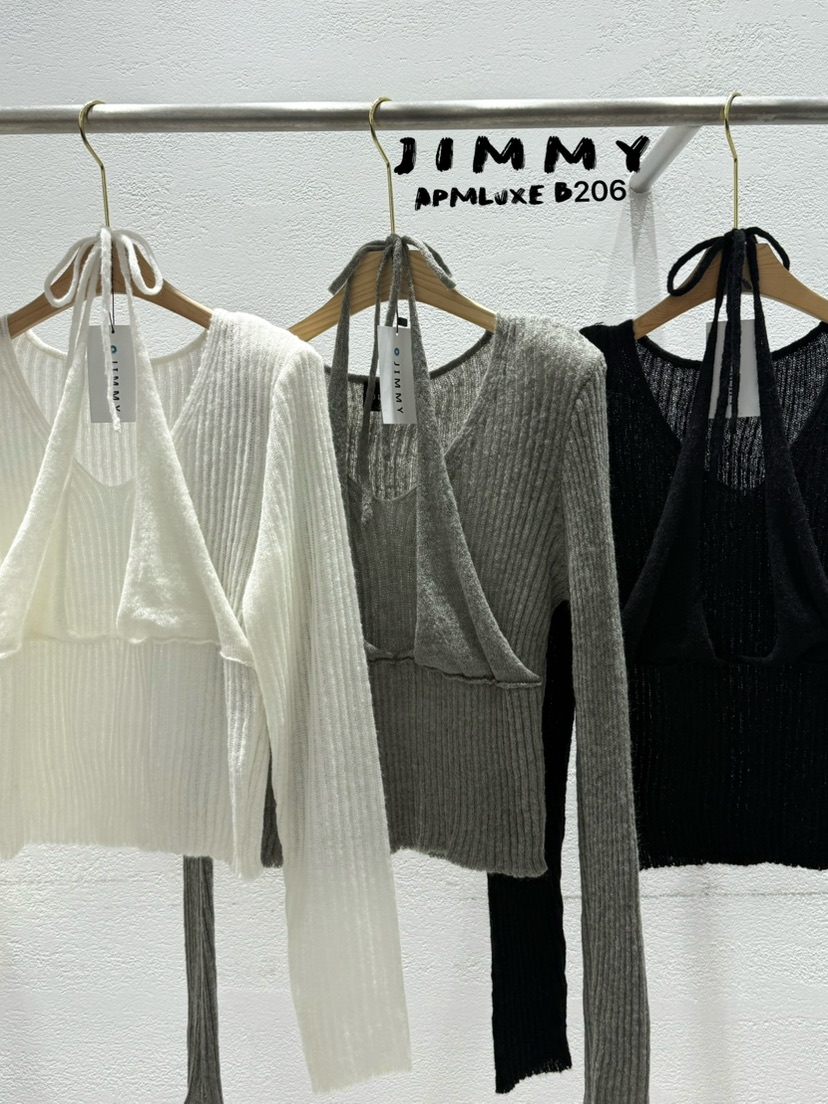 JIMMY東大門㊣實拍女裝新款休閑推薦25秋冬職業真品人氣針織衫JIMMY/REMAKE針織衫