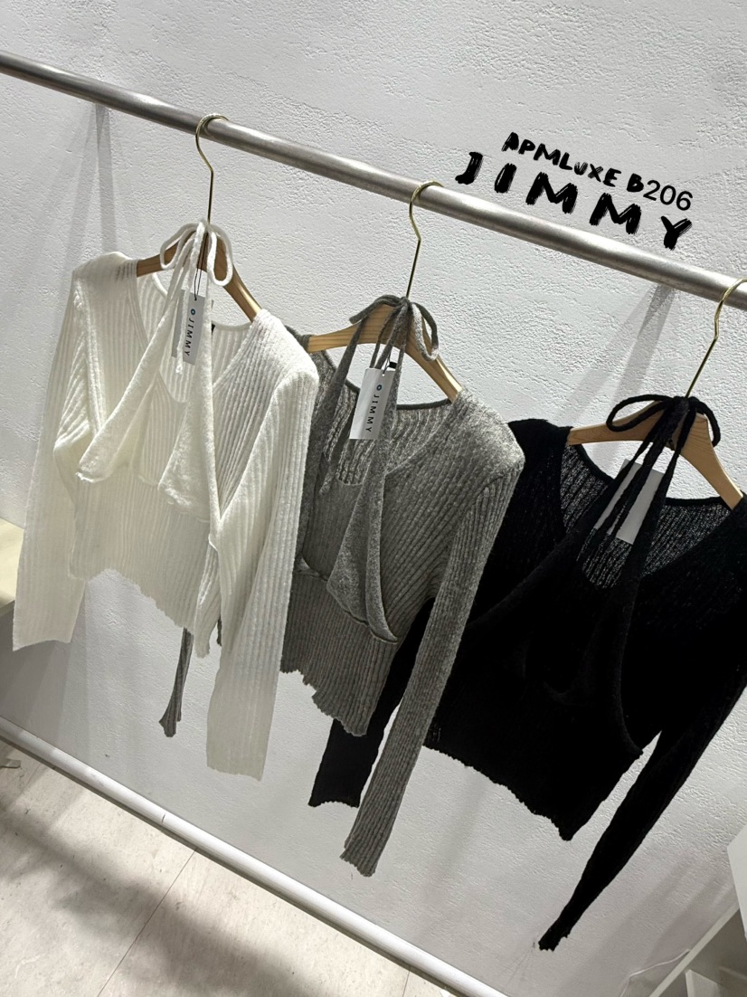 JIMMY東大門㊣實拍女裝新款休閑推薦25秋冬職業真品人氣針織衫JIMMY/REMAKE針織衫