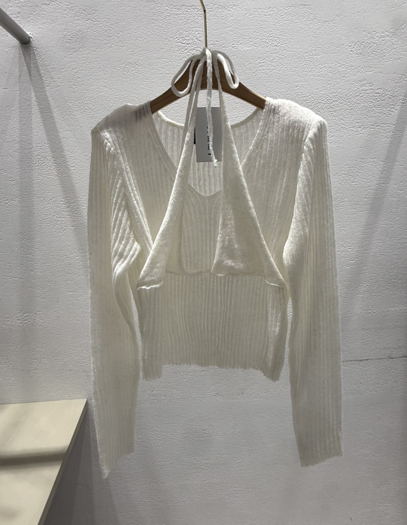 JIMMY東大門㊣實拍女裝新款休閑推薦25秋冬職業真品人氣針織衫JIMMY/REMAKE針織衫圖色1