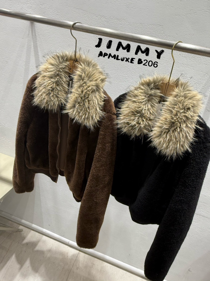 JIMMY東大門㊣實拍女士新品時尚推薦休閑人氣熱賣夾克泰迪熊JIMMY/REMAKE夾克