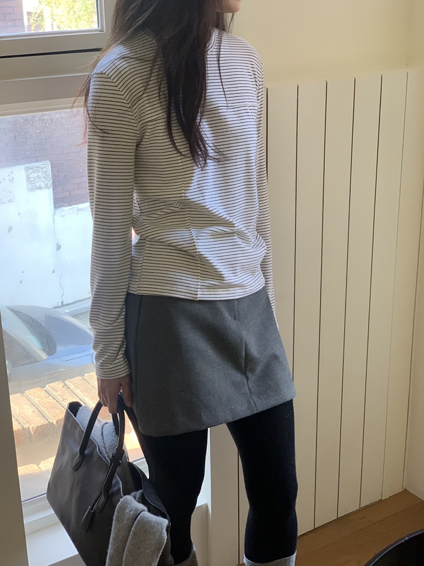 BAKING POWDER韓國直郵㊣女裝新款職業25秋冬休閑真品長袖T恤BAKING POWDER長袖T恤