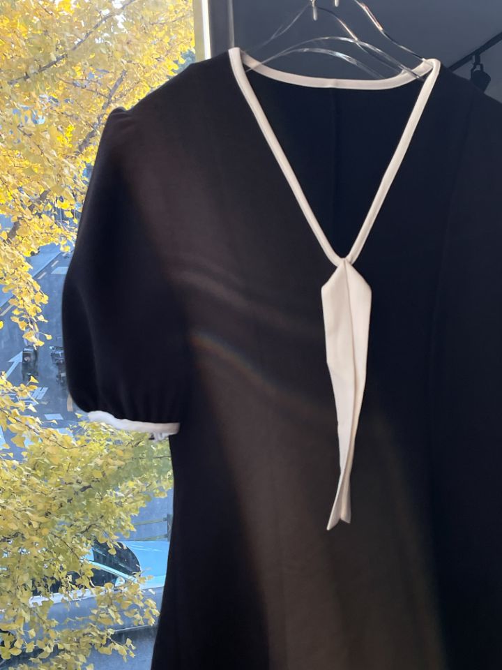 CRONG東大門㊣實拍女裝新品25秋冬真品推薦職業熱賣人氣連衣裙CRONG連衣裙