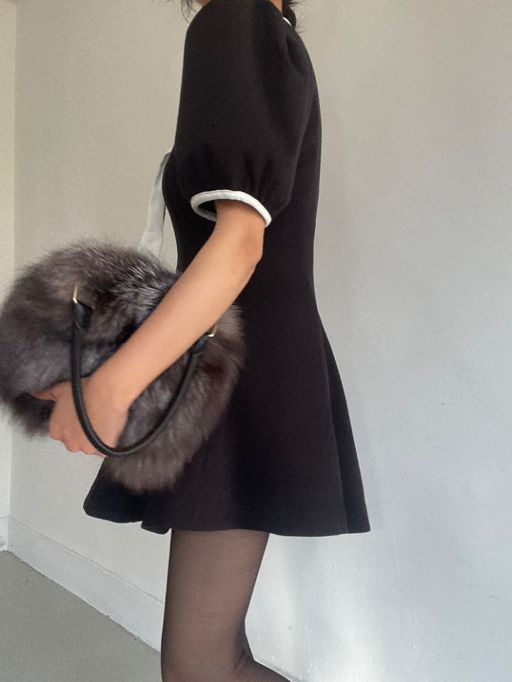 CRONG東大門㊣實拍女裝新品25秋冬真品推薦職業熱賣人氣連衣裙CRONG連衣裙