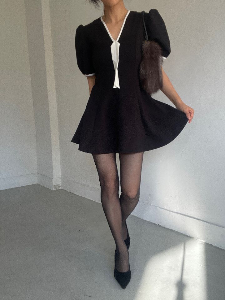 CRONG東大門㊣實拍女裝新品25秋冬真品推薦職業熱賣人氣連衣裙CRONG連衣裙