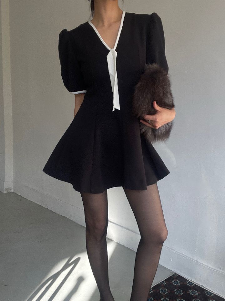 CRONG東大門㊣實拍女裝新品25秋冬真品推薦職業熱賣人氣連衣裙CRONG連衣裙