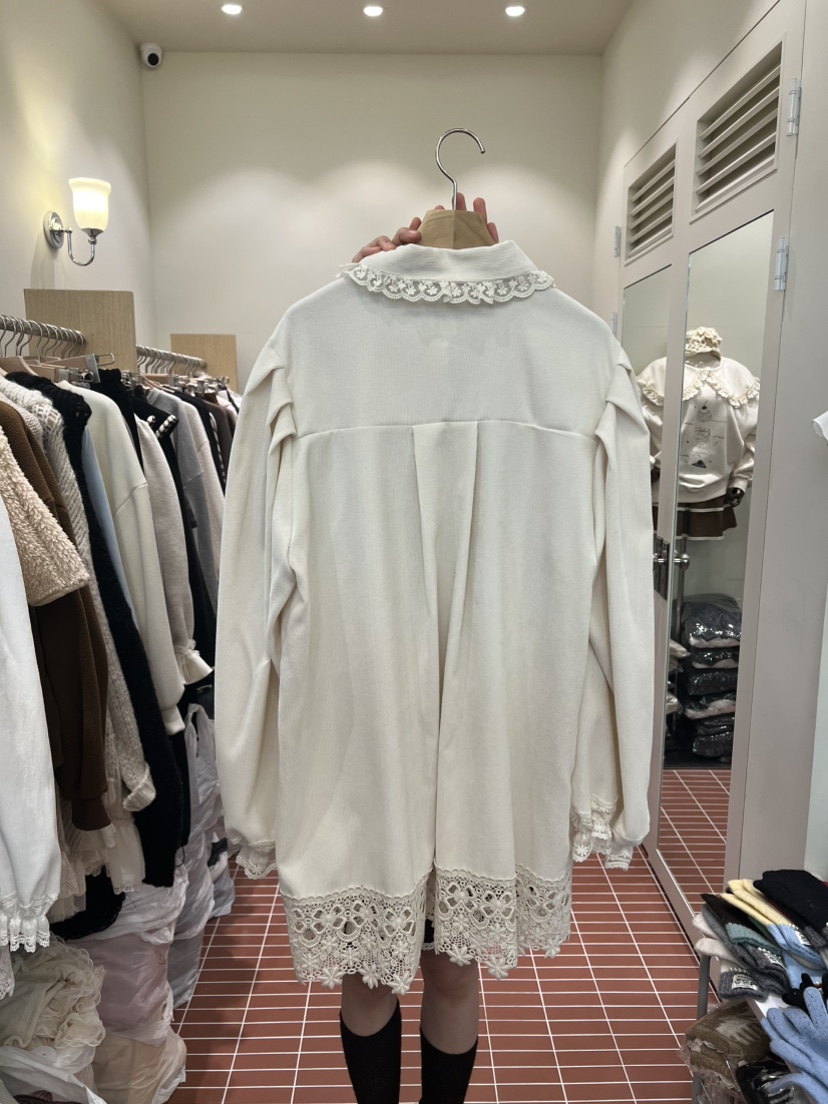 BE&amp;BE韓國直郵㊣女士新款人氣職業推薦休閑連衣裙蕾絲BE&be連衣裙