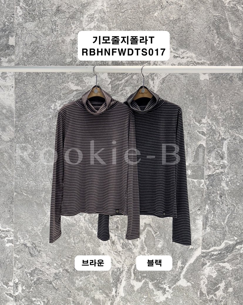 ROOKIE BUD韓國代購㊣女裝新品人氣推薦熱賣真品休閑長袖T恤ROOKIE BUD-L長袖T恤