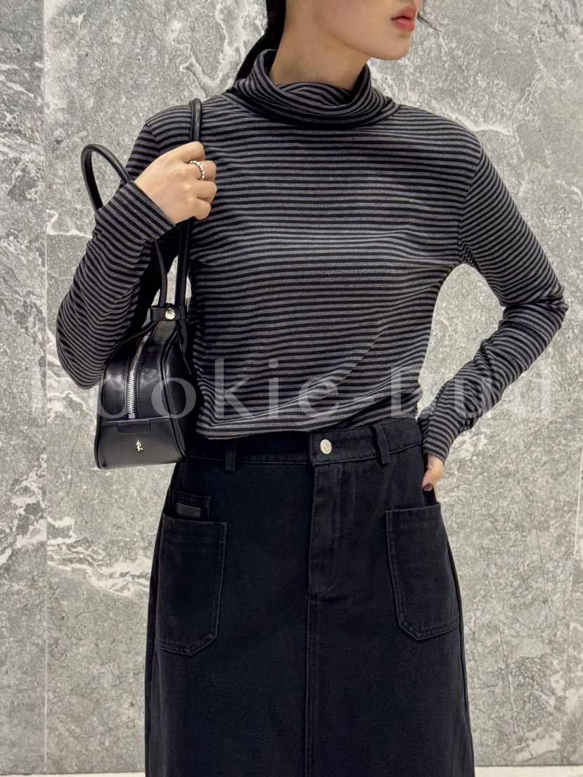 ROOKIE BUD韓國代購㊣女裝新品人氣推薦熱賣真品休閑長袖T恤ROOKIE BUD-L長袖T恤