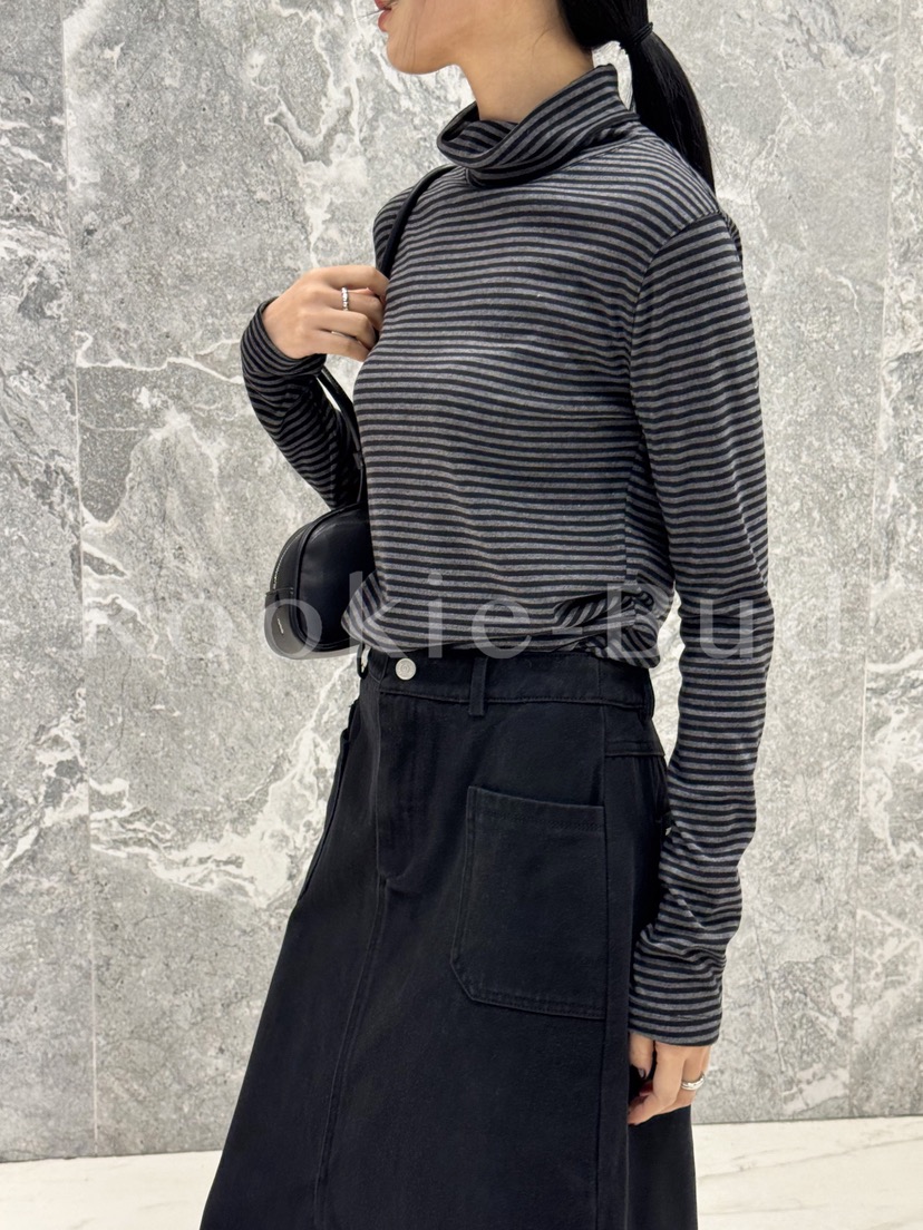 ROOKIE BUD韓國代購㊣女裝新品人氣推薦熱賣真品休閑長袖T恤ROOKIE BUD-L長袖T恤