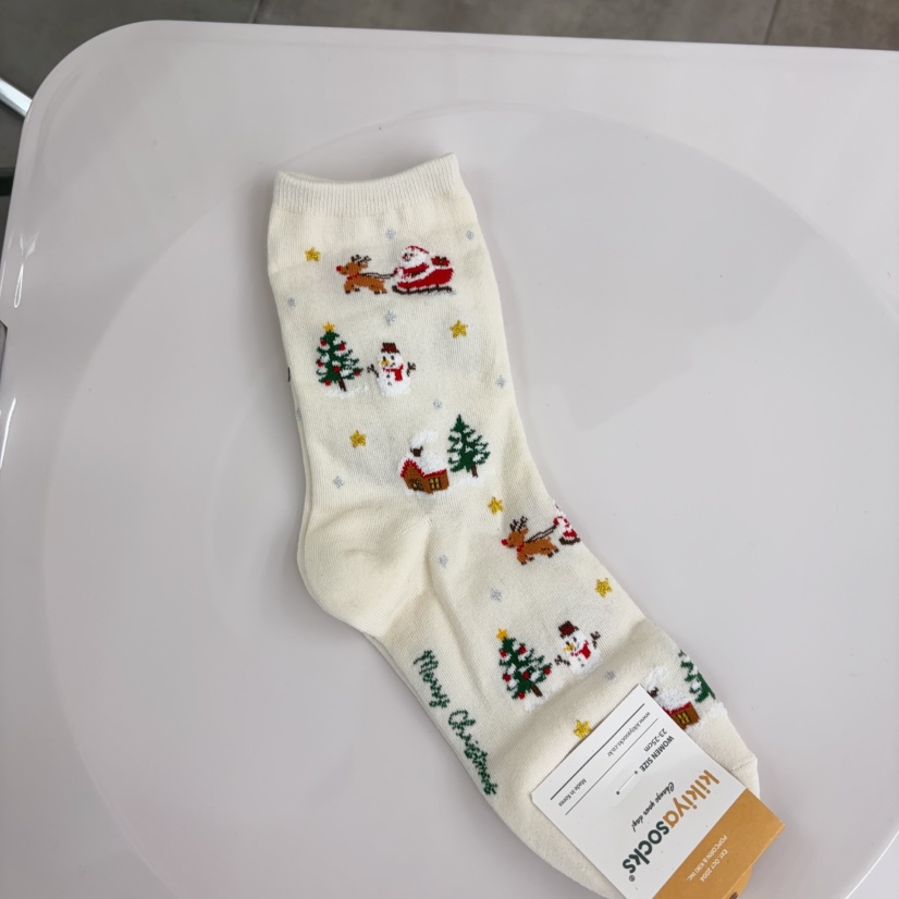 CACTUS-Q東大門㊣代購女士新款時尚熱賣25秋冬職業人氣襪子CACTUS十雙起/可混搭襪子圖色1