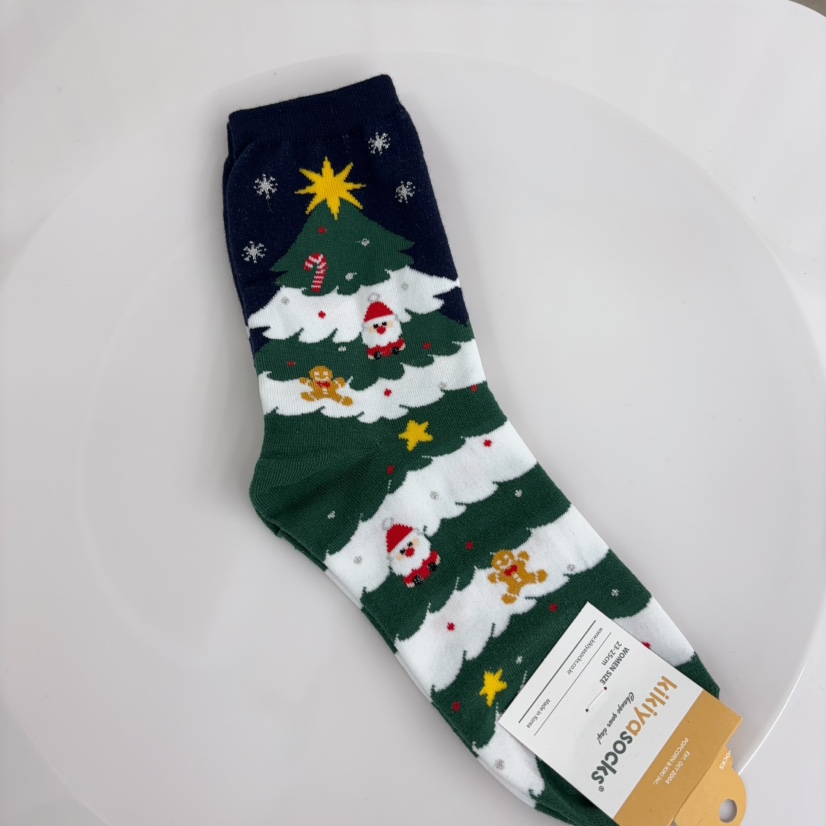 CACTUS-Q東大門㊣代購女士新款時尚熱賣25秋冬職業人氣襪子CACTUS十雙起/可混搭襪子圖色2