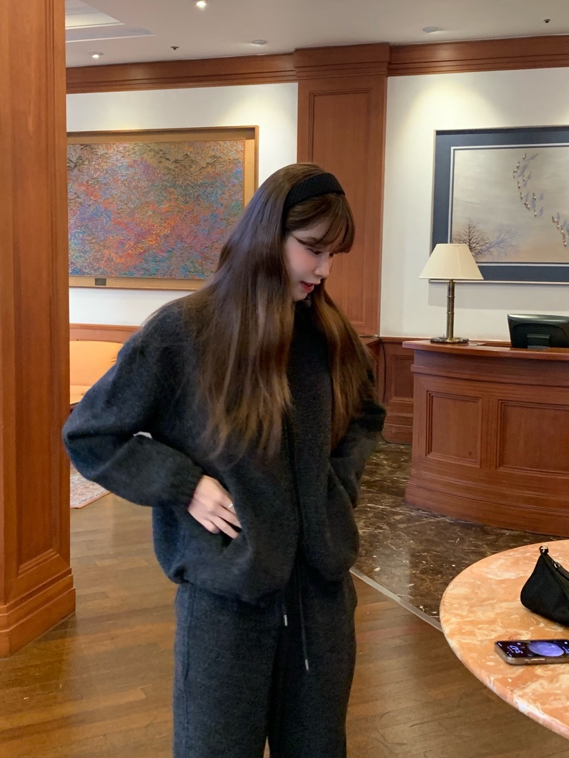 LEGACY東大門㊣實拍女裝新款推薦時尚熱賣25秋冬夾克羊毛拉鏈絨LEGACY夾克