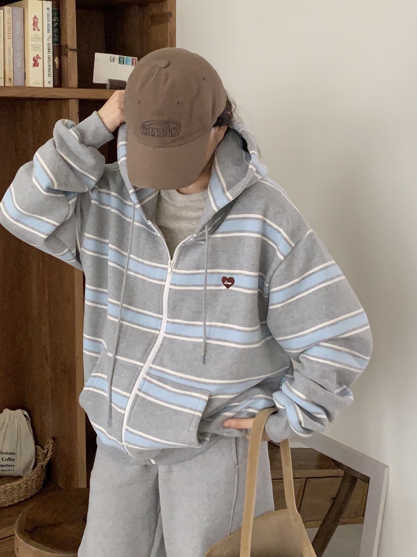 FORMSTUDIO東大門㊣實拍女士新款推薦25秋冬夾克連帽拉鏈衫FORMSTUDIO夾克