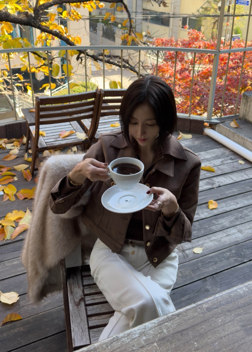 AWESOME-L東大門㊣代購女士新品熱賣職業真品推薦夾克麂皮AWESOME-L夾克