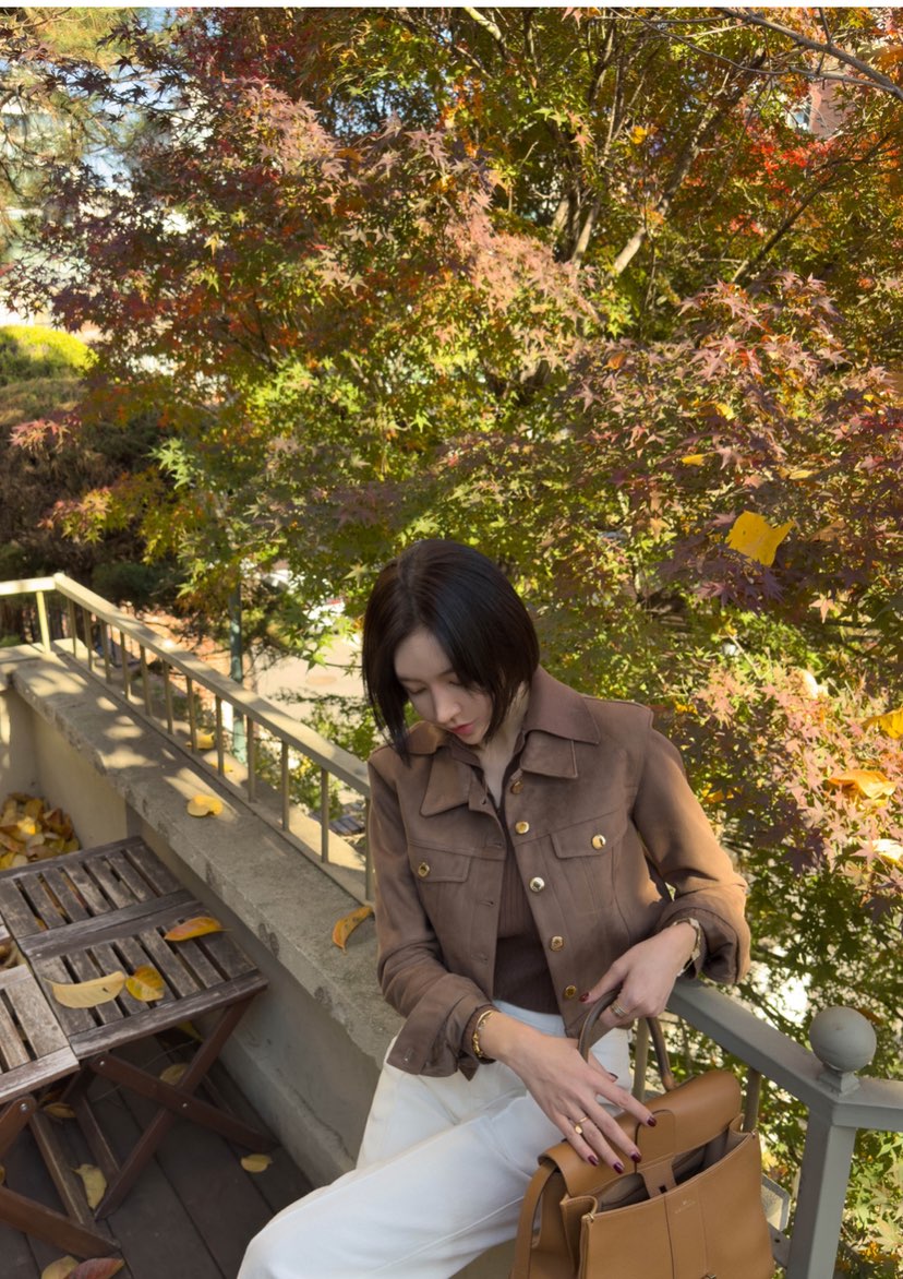 AWESOME-L東大門㊣代購女士新品熱賣職業真品推薦夾克麂皮AWESOME-L夾克