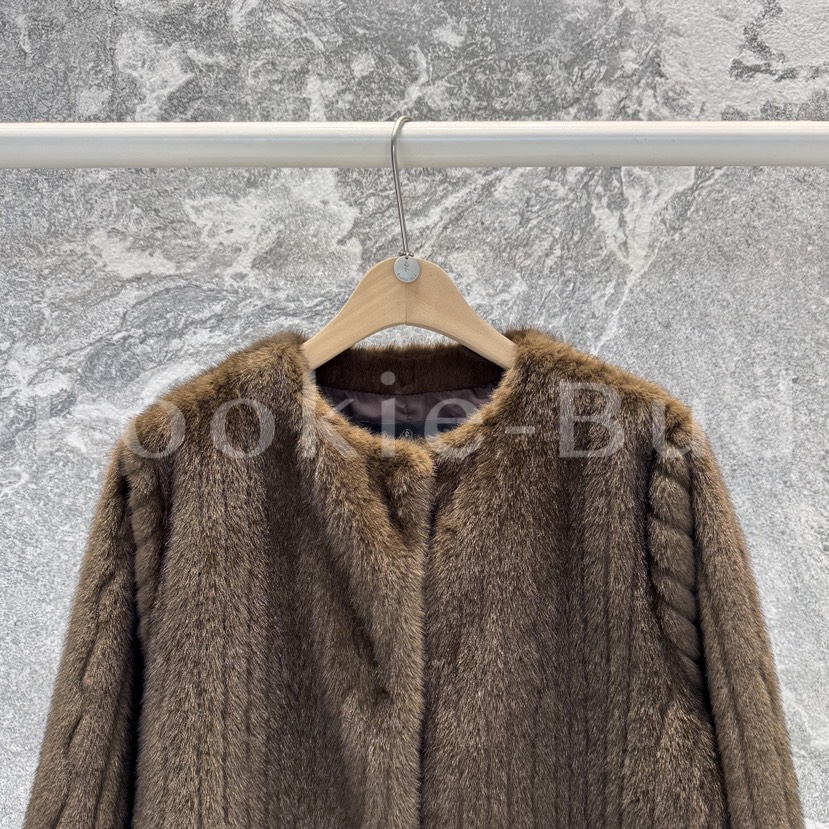 ROOKIE BUD東大門㊣實拍女士新品推薦休閑人氣中長款大衣毛皮ROOKIE BUD-L中長款大衣