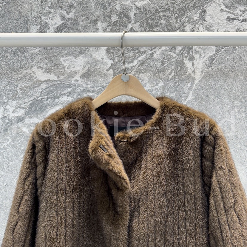 ROOKIE BUD東大門㊣實拍女士新品推薦休閑人氣中長款大衣毛皮ROOKIE BUD-L中長款大衣