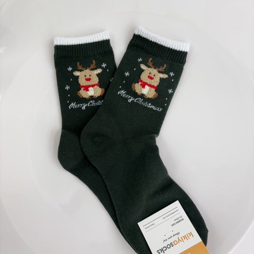 CACTUS-Q韓國代購㊣女士新款真品熱賣休閑人氣25秋冬時尚襪子CACTUS十雙起/可混搭襪子圖色3