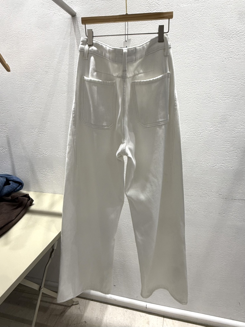 JIMMY東大門㊣直郵女士新款人氣時尚25秋冬休閑牛仔褲羊毛開衩JIMMY/REMAKE牛仔褲