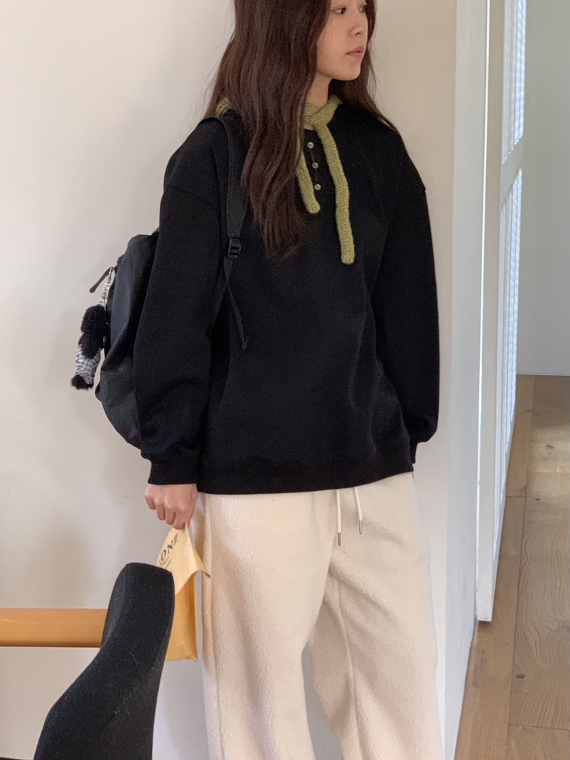 BAKING POWDER東大門㊣代購女士新款休閑時尚熱賣25秋冬衛衣BAKING POWDER衛衣