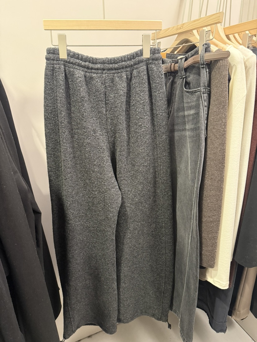 LEGACY東大門㊣實拍女裝新款時尚25秋冬職業休閑休閑褲羊毛絨LEGACY休閑褲