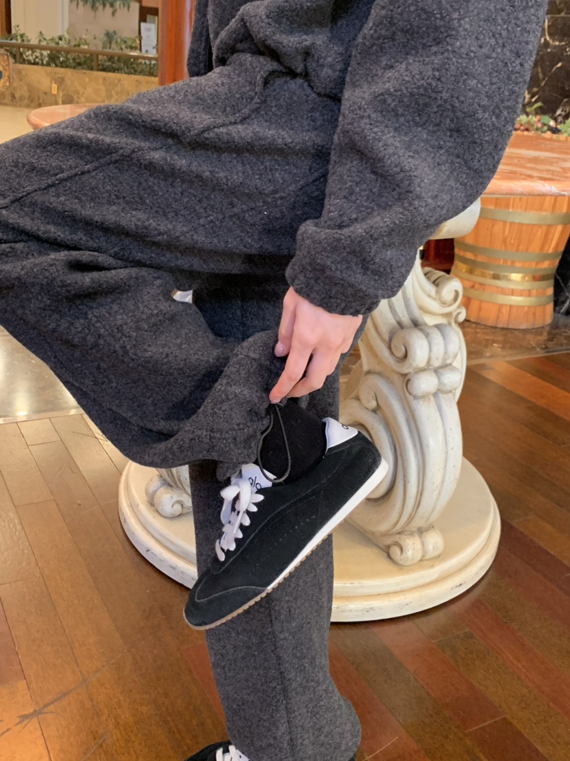 LEGACY東大門㊣實拍女裝新款時尚25秋冬職業休閑休閑褲羊毛絨LEGACY休閑褲