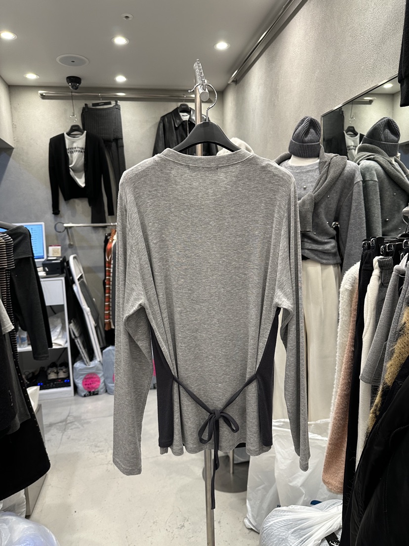 CELEBRITY-A韓國代購㊣女裝新品熱賣休閑25秋冬長袖T恤假兩件CELEBRITY-A長袖T恤