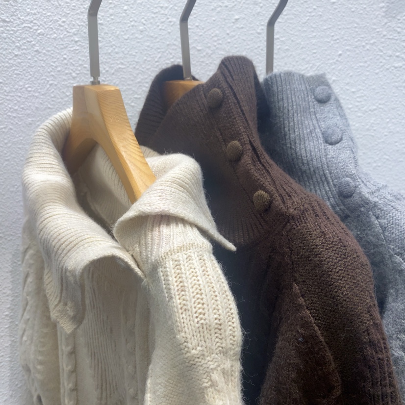 DARLUZ_MI韓國代購㊣女裝新款熱賣職業25秋冬休閑推薦人氣毛衣DARLUZ_MI毛衣